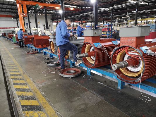 ODM Elektromotor In drie stadia 0.75KW - het Gietijzerac van 355KW Motor